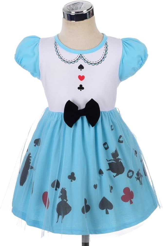 Dressy Daisy Princess Dress Up Clothes Halloween Fancy Party Tulle Skirt Summer Outfit for Baby & Toddler Girls
