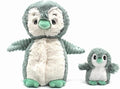 Les Déglingos Les Ptipotos by Glissou Le Penguin – Soft Plush – Ideal Birth Gift – Mint Green – 16 cm