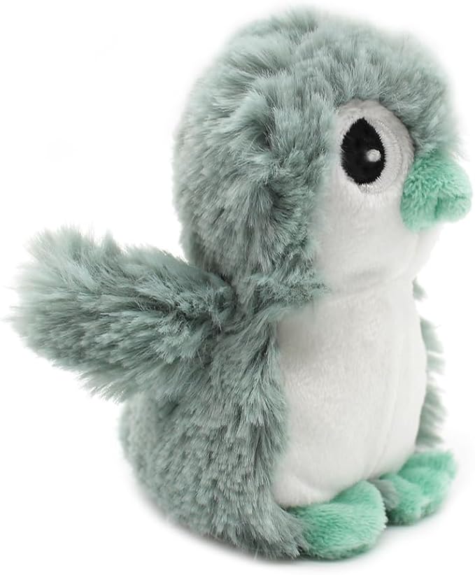 Les Déglingos Les Ptipotos by Glissou Le Penguin – Soft Plush – Ideal Birth Gift – Mint Green – 16 cm