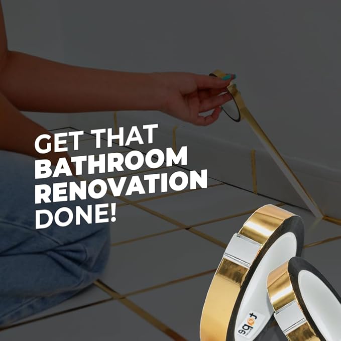 WOD MPFT2 Gold Metalized Polyester Mylar Film Tape with Acrylic Adhesive, 1/8 inch x 72 ft. Vibrant Mirror Gold Tape, Decor Tape for Detailing Accent Wall, Graphic Arts, Car and Boat Trim