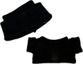 17cm/6.7in Clothes Set for Dolls - Cute Hat & Overalls Outfit, Soft Premium Fabric Dress Up Accessories Suit, Easy On/Off, NO Doll Included (Black)