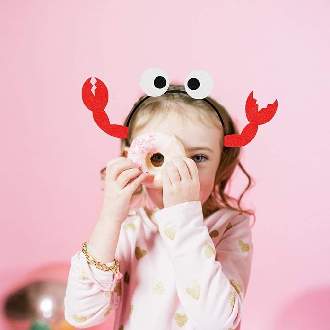 CiyvoLyeen 12Pcs Sea Animal Party Headband Under the Sea Themed Birthday New Year Party Favors for Students Costumes Dress-up Party