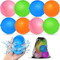 Reusable Water Balloons, Water Bombs Splash Ball, Magnetic Water Ball for Outdoor Games, Summer Party(8Pcs)
