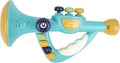 Musical Instruments Toys for Kids, Toddlers Little Trumpet and Baby Educational Toy for Girls & Boys Ages 1-3 (Blue)