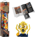 PLUS PLUS Inspired Art History Building Set, 3D Painting Kit & Craft Supplies for Kids, 350 Mini Interlocking Open Ended Pieces - The Scream, Edvard Munch