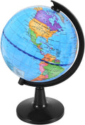 Rotating World Globe 4 Inch Spinning Earth Globe with Stand for Kids Learning Geography Classroom Education or Office Home Decorations