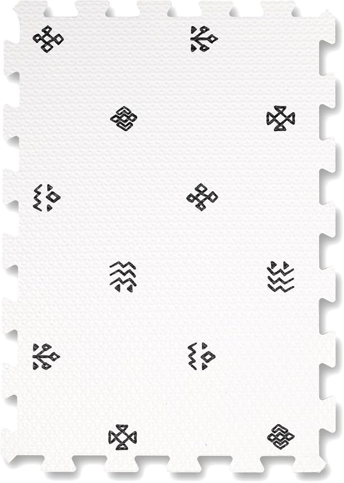 Extra Large Baby Play Mat - 4FT x 6FT Non-Toxic Foam Puzzle Floor Mat for Kids & Toddlers (Bohemia Handmade Pattern)