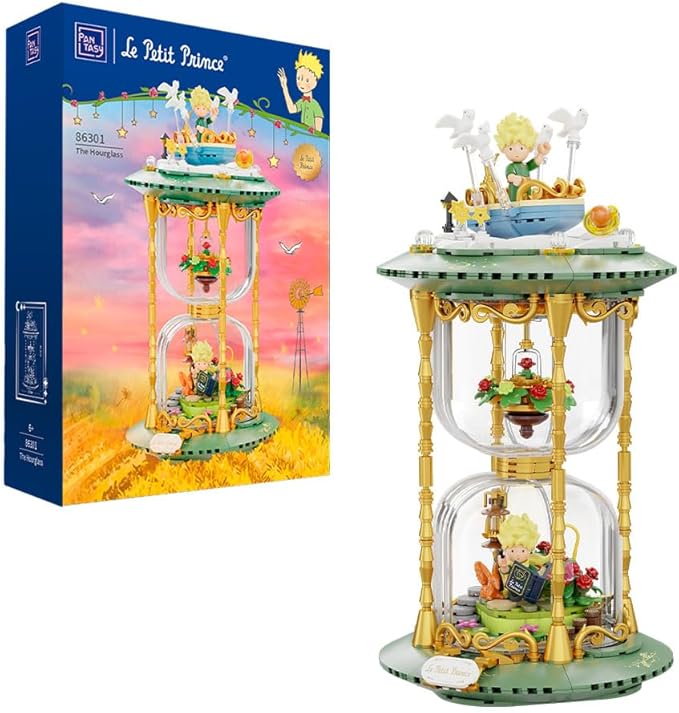 PANTASY The Little Prince Hourglass Building Blocks Set Construct, Create, Play Building Kit for Adults Home and Office