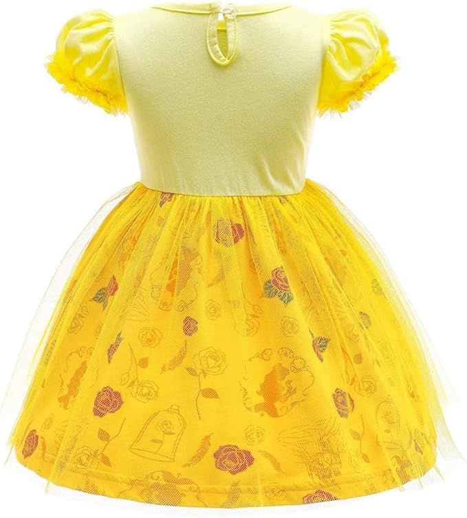 Dressy Daisy Princess Dress Up Clothes Halloween Fancy Party Tulle Skirt Summer Outfit for Baby & Toddler Girls
