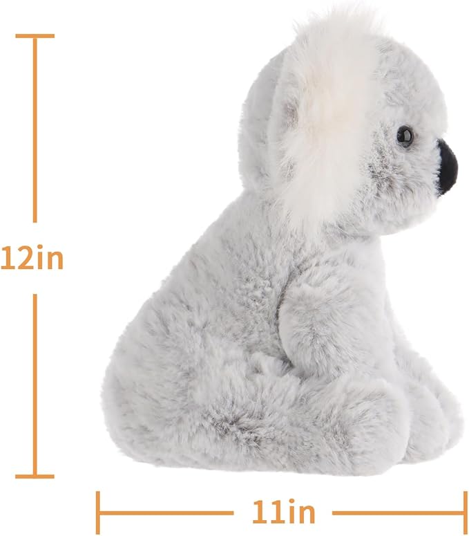 Apricot Lamb Toys Plush Gray Plush Koala Stuffed Animal Soft Cuddly Perfect for Child （Medium，12 Inches