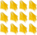 Hoerev Pack of 12 Approx. 24" x 24" Juggling Dancing Scarves Floaty Scarves,Single Colors, 12pcs goldyellow