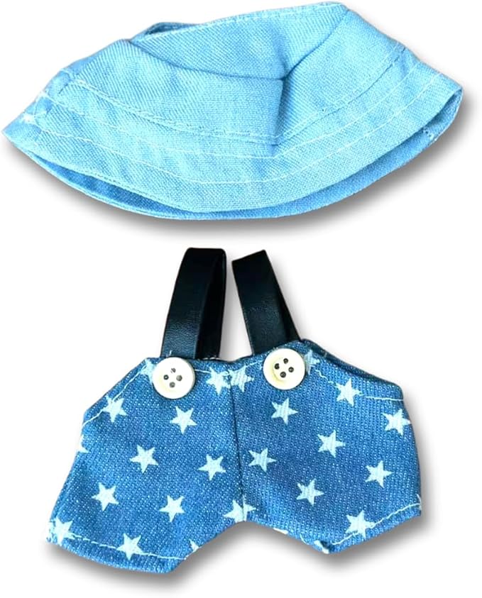 17cm Doll Clothes Set & Outfit Set for 17cm Dolls - Premium Fashion Dresses with Accessories, Luxury Chic Doll Clothing & Style Bundle,Just Clothes (Style-17)