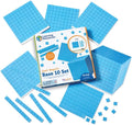 Learning Resources Giant Magnetic Base Ten, Magnetic Base Ten, Use with Magnetic Surfaces or Whiteboards, 131 Piece Set