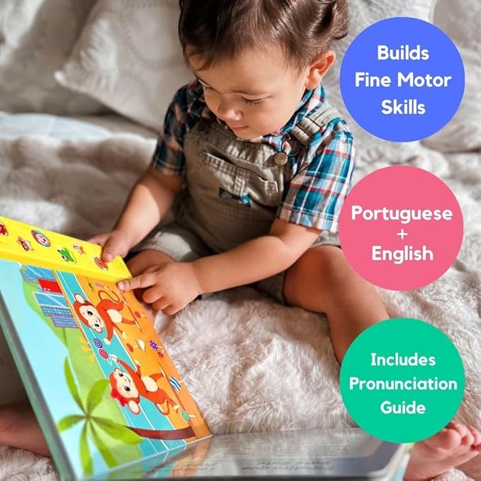 I Love To Sing In Portuguese: Brazilian Nursery Rhymes for Toddlers 1-3, Interactive Songbook, Portuguese Baby Books