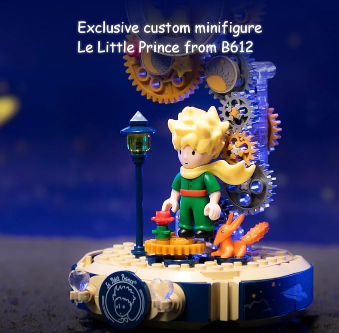 PANTASY Le Petit Prince Time Travel Building Set, Creative Assembly Toy for Adults and Teens, Detailed Model of The Little Prince's Journey Through Time, Timeless Story Construction Blocks