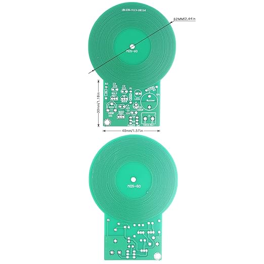 Soldering Practice Kit DIY Metal Detector Plug-in Circuit Kit Learn Soldering Kit for DIYers Learning Electronics (05YTCQ3)