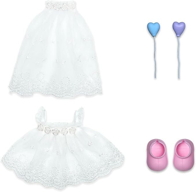 17cm Doll Clothes Set Fashion Doll Clohtes with Accessories of Doll Clothing Suitable for Various Outfits of Dolls (Style L)