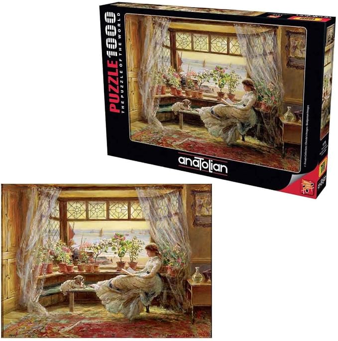 Anatolian Puzzle - Reading by The Window, 1000 Piece Puzzle, #1175