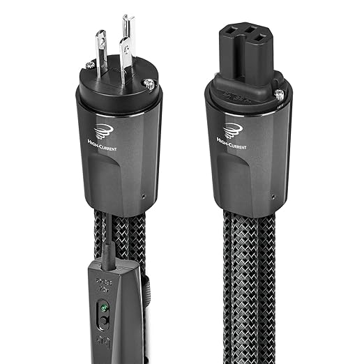 AudioQuest Tornado High (Variable) Current Power Cable - 1m - 1 x C19 > 1 x 3-Prong Wall Plug