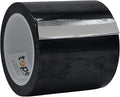 WOD MPFT2 Black Metalized Polyester Mylar Film Tape with Acrylic Adhesive, 4 inch x 72 yds. Vibrant Mirror Black Tape, Decor Tape for Detailing Accent Wall, Graphic Arts, Car and Boat Trim