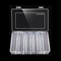 MUDOR 27 mm Coin Capsules for Small Dollar Coins, 100 Pieces Coin Holder with Case, Coin Storage Case Box for Coin Collection, Coin Collection Supplies