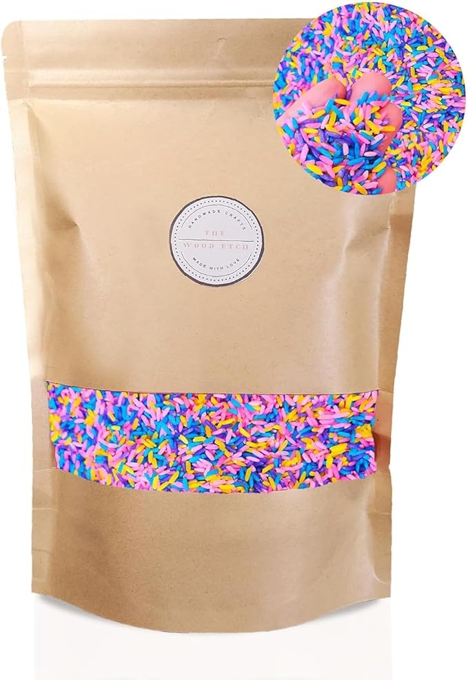 Colored Rice in Vibrant Colors, Sensory Bin Filler, Rainbow Rice for Art & Craft, Creative Learning & Color Perception, Non-Toxic, Safe for Kids & Pets, Made in The USA 2 LBS (Mix-2)