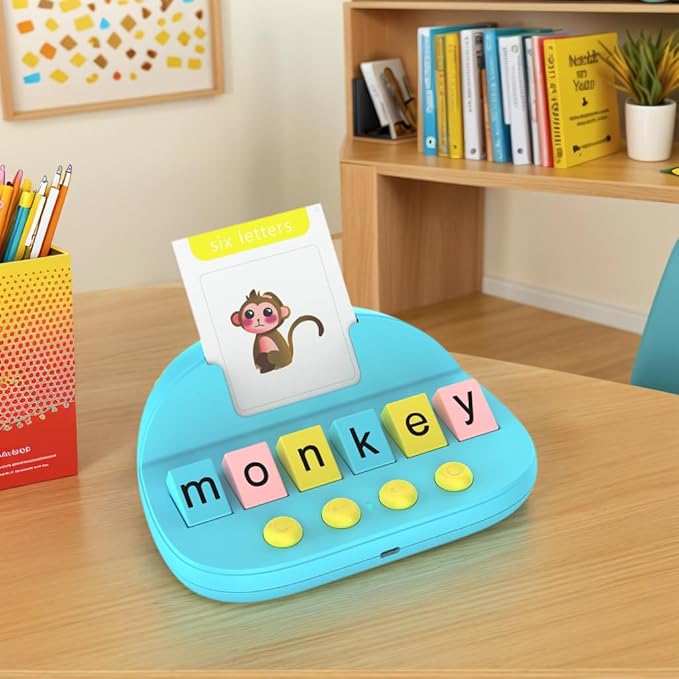 HOMESTEC Phonics Flash Cards for Toddlers, Matching Letter Game Learning Toys for Kid, Autism Speech Therapy Materials 322 Sight Words,Boy Girl Birthday