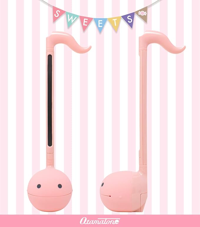 Otamatone Japanese Electronic Musical Instrument Portable Music Synthesizer from Japan by Maywa Denki Studio Award Winning, Educational Fun Gift for Children, Teens & Adults - Mint, Strawberry Set