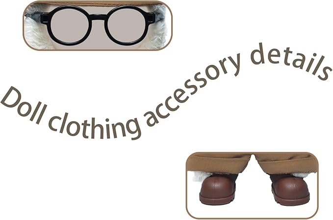17cm Doll Clothes Set Fashion Doll Clohtes with Accessories of Doll Clothing Suitable for Various Outfits of Dolls (Style G)
