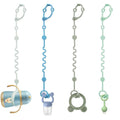 Toy Straps for Baby, Adjustable Toy Holder for Stroller Accessories, Silicone Tether Pacifier Clip, No Throw Travel Essential Leash for High Chair, Car Seat (boy-4 Pack)