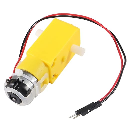 8PCS DC Electric Gear Motor TT DC 3V-6V Prewired Gear Motor Dual Shaft Intelligent Car Chassis with 2Pin Male Connector Wire 1:48 for Arduino Smart RC Car Robot Toys DIY Kit