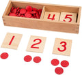 Montessori Math Materials Number Puzzle 1-10 for Preschool Early Learning Tool for Kids