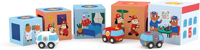 DJECO Blocks&Towers TopaniCar