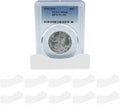 10-Pack Coin Display Stand, PCGS & NGC Slab Holders (White)