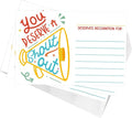50Pcs Shout Out Card, Appreciation Cards for Teachers Students Employees Office Staff, Kudos Cards Team Classroom Good Behavior Incentive, Motivational Card for School or Workplace (Speaker)