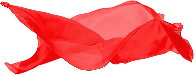 Sarah's Silks Playsilk - 100% Real Silk, Hand Dyed, Bright Colored Play Scarves | Montessori and Waldorf Toys for Dress up, Imaginative, and Pretend Play (35" x 35")