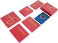MONTESSORI OUTLET Lower Case Sandpaper Letters - Spanish Print