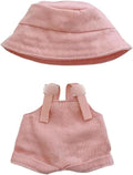 17cm Clothes Set(NO Doll),Hat & Overalls Set for 17cm Accessories Suit,Stylish Adorable Dolls Clothes Accessories,Cute Clothes for Dress up Unique Style (Style D)
