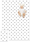 TCBunny Extra Large Baby Foam Play Mat - 4FT x 6FT Non-Toxic Puzzle Floor Mat for Kids & Toddlers (White with Black Cross)