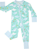 Little Sleepies Pajamas for Baby Boys & Girls, Viscose from Bamboo Baby Pajamas, Preemie & Newborn Sleepers, 2-Way Zipper PJs
