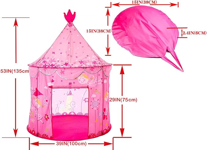 Kidodo Play Tent for Kids Toy Children Pop Up Tent Kids Playhouse Indoor