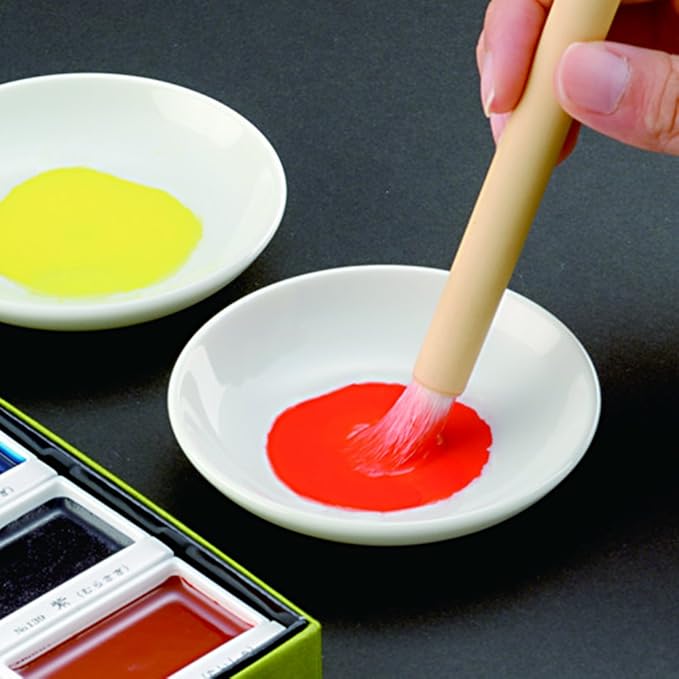 Kuretake GANSAI TAMBI Watercolor Paint Set 36 Colors, Professional-quality art supplies for artists adult painting sketching, Non-Toxic, Made in Japan