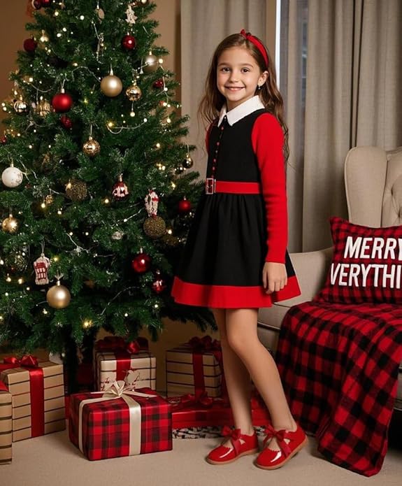 Felix & Flora Toddler Little Girl Mary Jane Dress Shoes - Ballet Flats for Girl Party School Shoes