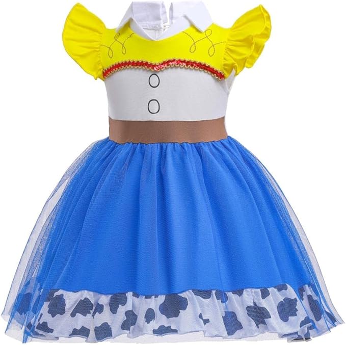 Dressy Daisy Princess Dress Up Clothes Halloween Fancy Party Tulle Skirt Summer Outfit for Baby & Toddler Girls