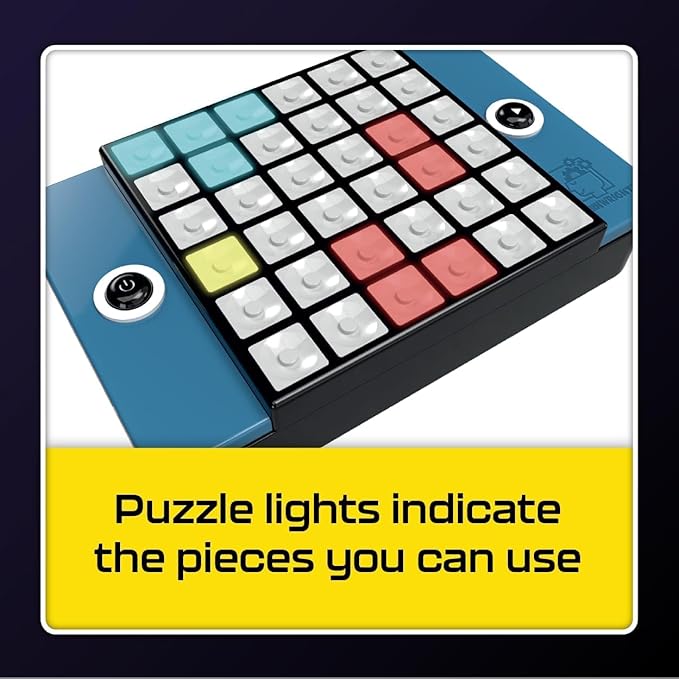 Brainwright - Puzzle Bright - Interactive Light-Up Brain Teaser with 300+ Challenges