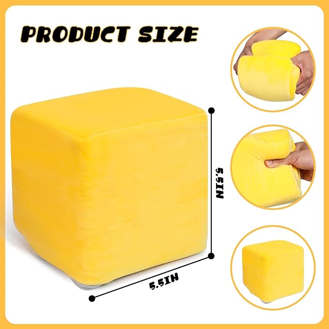 Foam Blocks for Toddlers, 5.5" Soft Building Blocks for Toddlers Colorful Stacking Blocks for Kids - 12 Pieces