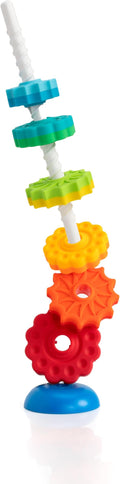 Fat Brain Toys SpinAgain, Baby Stacking & Spinning Toys for Toddlers Ages 1+