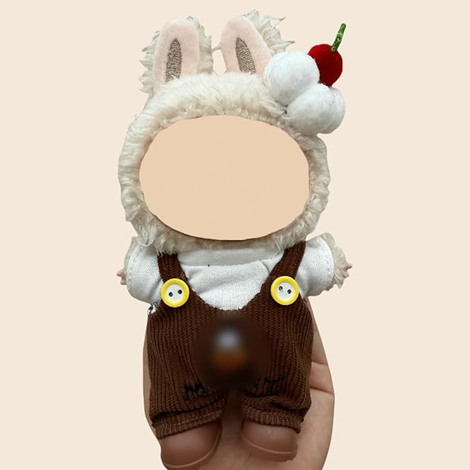 4 Pack—17cm Doll Clothes,Premium Doll Outfit with Accessories,Doll Princess Skirt,Cute Clothes Outfit for 17cm Dolls,End Dolls Fashion Clothing Set(No Dolls and Shoes) (Set J)