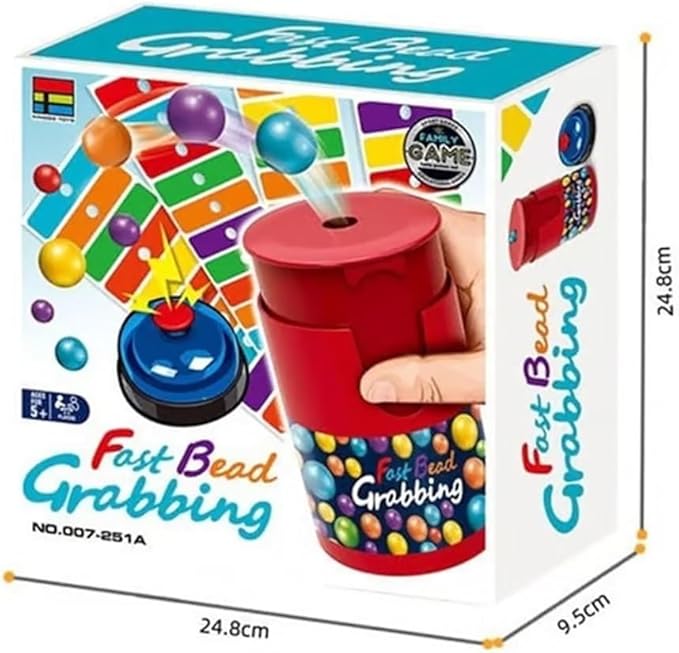 AIZAN Match Color Line Bingo Board Games Fun Fast Bead Grabbing Two-Player Game, Educational Game Set - Intellectual Development Hands-on Perfect for Parties Family Reunions Classroom