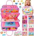 Toddler Busy Board, Montessori Toys for 1 2 3 Year Old Girl Birthday Gifts - Educational Busy Book, Kids Sensory Toy, Preschool Learning Activities and Travel Toys for Toddlers 1-3 2-4